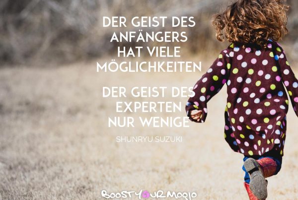 Der Anfänger hat viele Möglichkeiten...